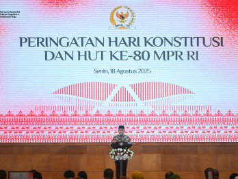 Peringatan Hari Konstitusi dan HUT ke-80 MPR