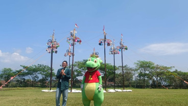 Warga Tuntang Antusias Ikut Agustusan di Saloka Theme Park