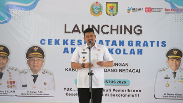 Bobby Punya Program Cek Kesehatan Gratis Untuk Siswa di Sumut