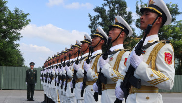 Latihan PLA China Jelang Parade Miiter