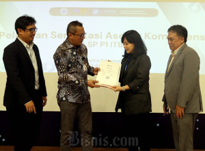 ITB Terima Sertifikat Verifikasi Untuk Lembaga Sertifikasi Profesi (LSP) P1 ITB