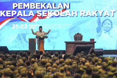 Presiden Prabowo Beri Pembekalan Untuk Guru dan Kepala Sekolah Rakyat