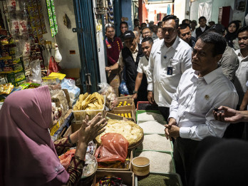 Menteri Pertanian Tinjau Stok Beras
