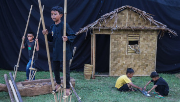 Festival Dolanan Tradisional Anak di Kota Serang