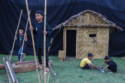 Festival Dolanan Tradisional Anak di Kota Serang