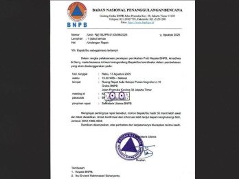 BNPB Tegaskan Rapat Nikah Anak Pejabat Tak Pakai Anggaran Lembaga & di Luar Jam Kantor