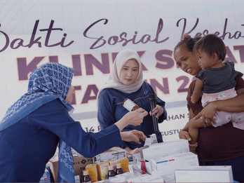 Pusri Gelar Pengobatan Gratis di Kampung Sehati