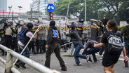 Update Demonstrasi 25 Agustus: Ricuh, Polisi Tutup Ruas Tol Dalam Kota