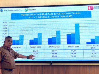 Realisasi Investasi Sumsel Capai Rp26,39 Triliun, Pembangunan Dua Proyek Jadi Pendukung