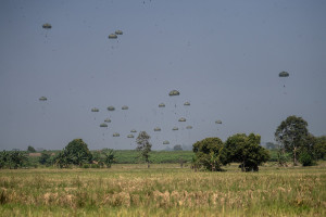 Latihan Airborne Operations Super Garuda Shield 2025