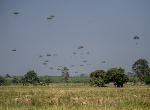 Latihan Airborne Operations Super Garuda Shield 2025