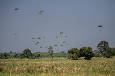 Latihan Airborne Operations Super Garuda Shield 2025