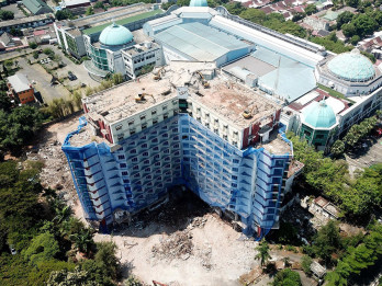 Bangunan Hotel 12 Lantai Dibongkar, Proyek Mal Baru Siap Digarap