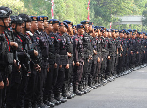 Ribuan Polisi Saip Amankan Aksi Buruh