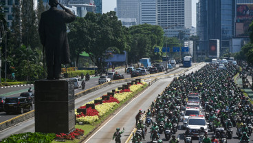 Lautan Ojol Iringi Kepergian Affan Kurniawan