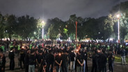 Aksi Solidaritas Affan Kurniawan di Malang Berjalan Damai, Diwarnai Doa Bersama