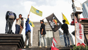 BEM-SI Kepung Polda Metro Jaya Tuntut Keadilan Affan Kurniawan, Ojol yang Tewas Dilindas Brimob