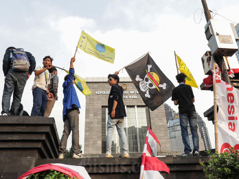 BEM-SI Kepung Polda Metro Jaya Tuntut Keadilan Affan Kurniawan, Ojol yang Tewas Dilindas Brimob