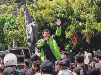 Driver Ojol di Bali Gelar Aksi Damai Solidaritas Kematian Affan