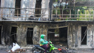 Gedung Negara Grahadi Surabaya Terbakar, Terdengar Ledakan Petasan Sebelum Api Berkobar