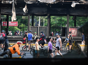 Hari Bebas Kendaraan Bermotor Pasca Unjuk Rasa di Jakarta