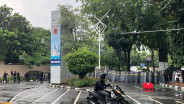Akses Jalan Belakang DPR Dijaga Ketat, Lalu Lintas Ramai Lancar