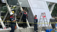 Halte Transjakarta Dibersihkan, Akses MRT Dirapikan Pasca Dibakar