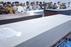 Pemulangan Jenazah Korban Runtuhnya Bangunan Mushala Pondok Pesantren