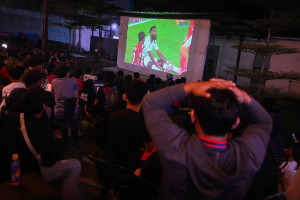 Nonton Bareng Timnas Indonesia Melawan Arab Saudi