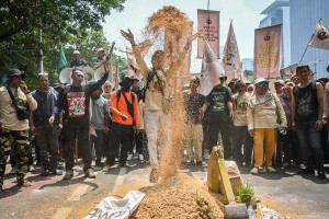 Aksi Hari Pangan Sedunia di Jakarta