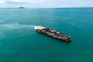 Begini Proses Penambangan Timah di Laut Bangka Barat Gunakan Kapal Isap Produksi