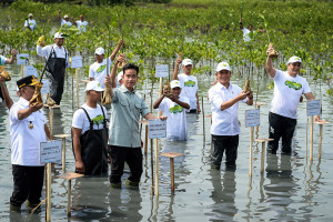 Wapres Gibran Kunjungi Taman Mangrove Ketapang di Tangerang