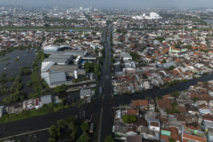 Banjir Kota Semarang Belum Surut