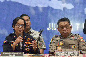 Konferensi Pers Penemuan Dua Kerangka Mayat di Gedung ACC Kwitang