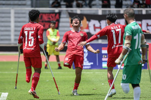 Timnas Sepak Bola Amputasi Indonesia Menang 5-0 atas Suriah