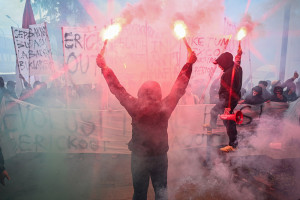 Aksi Tuntut Revolusi Total PSSI di Jakarta