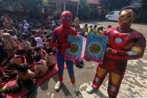Edukasi Program MBG Goes To School di Depok