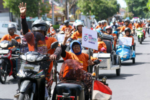Konvoi Hari Disabilitas Internasional 2025 di Banyuwangi Gaungkan Kesetaraan