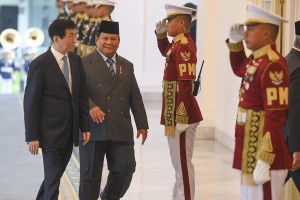 Presiden Prabowo terima kunjungan Ketua MPR China