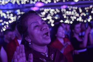 Perayaan Natal Gereja Tiberias Indonesia di GBK