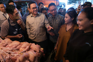 Mendag Tinjau Stabilitas Harga Pangan di Pontianak Jelang Natal dan Tahun Baru