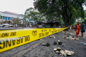 Kawasan Kuliner TMP Kalibata Rusak Usai Pengeroyokan Penagih Utang
