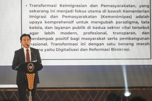 Penyampaian rekomendasi kebijakan Kemenko Kumham Imipas