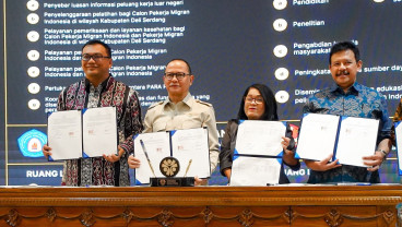KP2MI dan Pemkab Deli Serdang Teken MoU Pekerja Migran