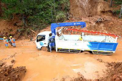 Longsor susulan di lintas Takengon-Bintang Aceh Tengah