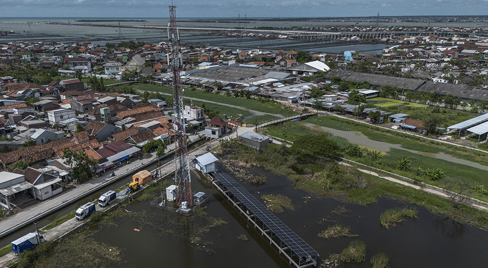 Pengoperasian Pompa Air Tenaga Surya Untuk Atasi Banjir Rob Sayung