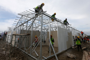 Huntara Korban Bencana Tahap Pertama di Pidie Jaya