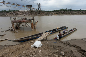 Kondisi Pascabencana di Pante Bidari Aceh Timur