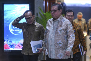 Menko Airlangga Selesaikan Pembahasan Kajian Pencegahan Korupsi Impor Energi di KPK
