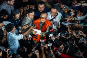 Mantan Wamenaker Immanuel Ebenezer Jalani Sidang Dakwaan Kasus Pemerasan Sertifikat K3